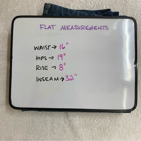 Vintage Y2K American Eagle Outfitters Dark Wash Low Rise Real Flare 8 Long - Picture 6 of 15